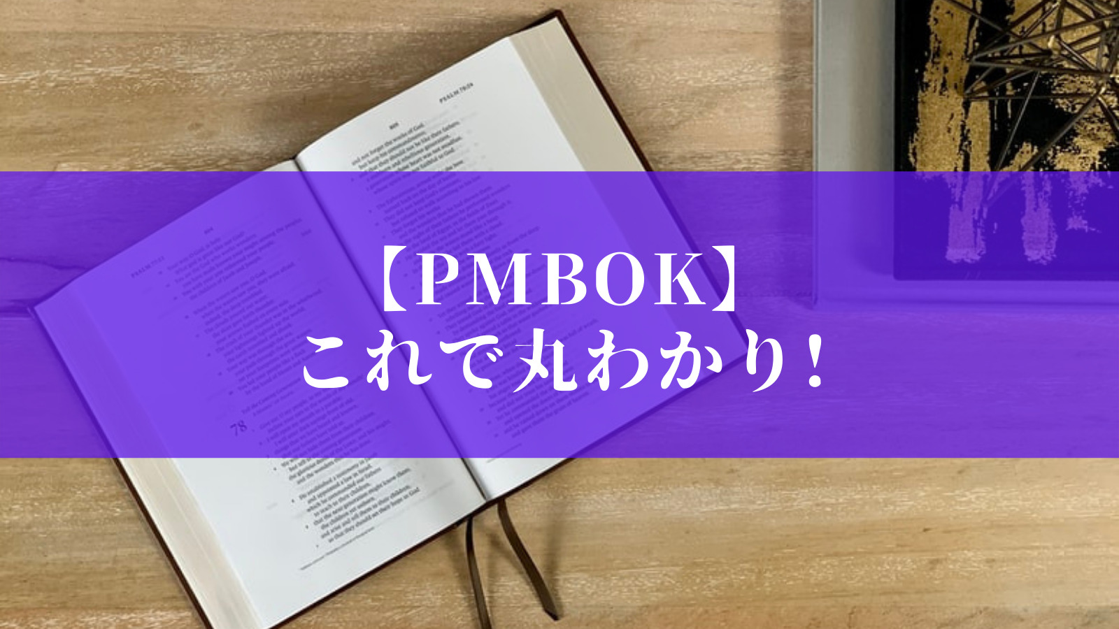 若手管理職にこそPMBOK！10の知識エリアを押さえてベテランの仲間入り